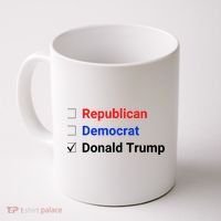 Republican Democrat Donald Trump Coffee Mug thumb 0