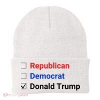 Republican Democrat Donald Trump Beanie thumb 0
