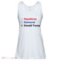 Republican Democrat Donald Trump Ladies Essential Flowy Tank thumb 0