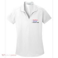 Republican Democrat Donald Trump Women's Dry Zone Grid Polo thumb 0