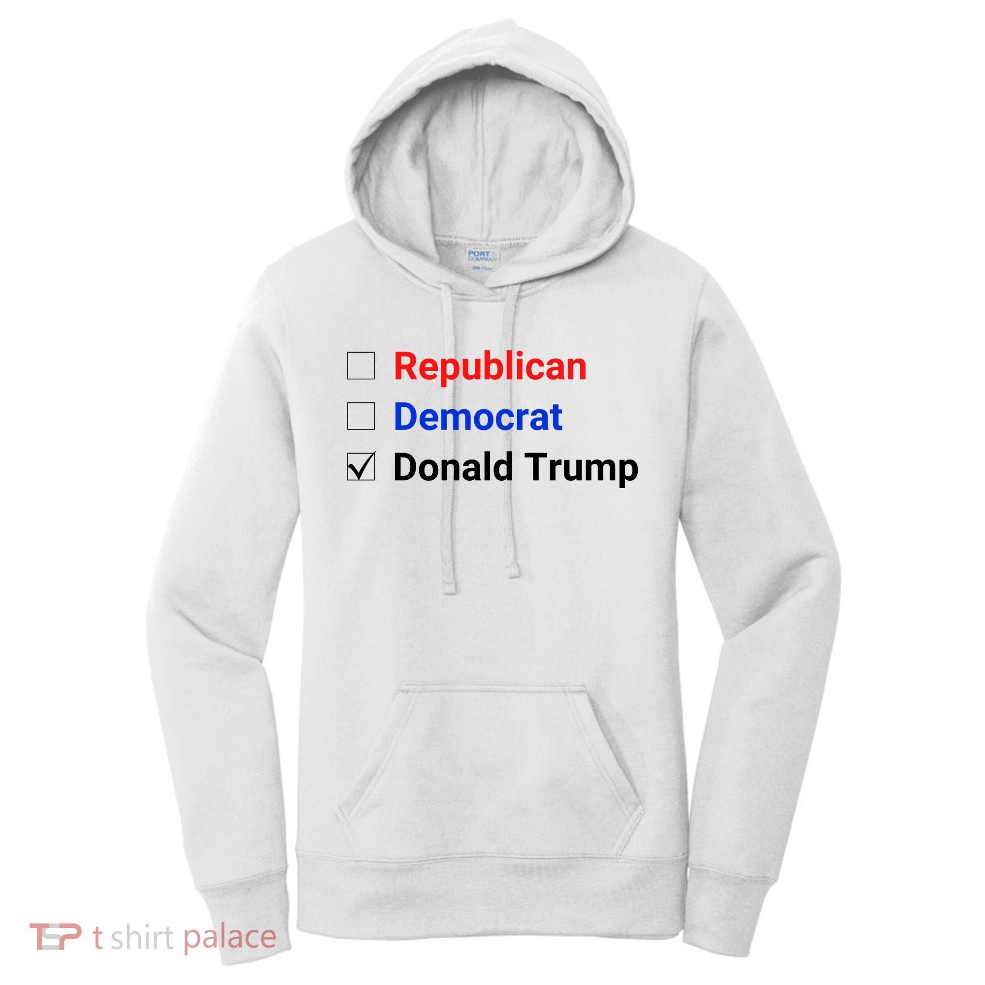 Republican Democrat Donald Trump Women's Hoodie