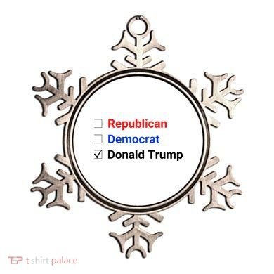 Republican Democrat Donald Trump Ornament