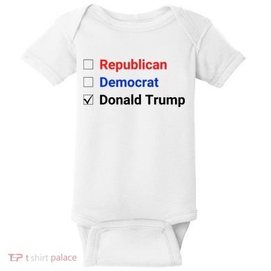 Republican Democrat Donald Trump Baby Bodysuit