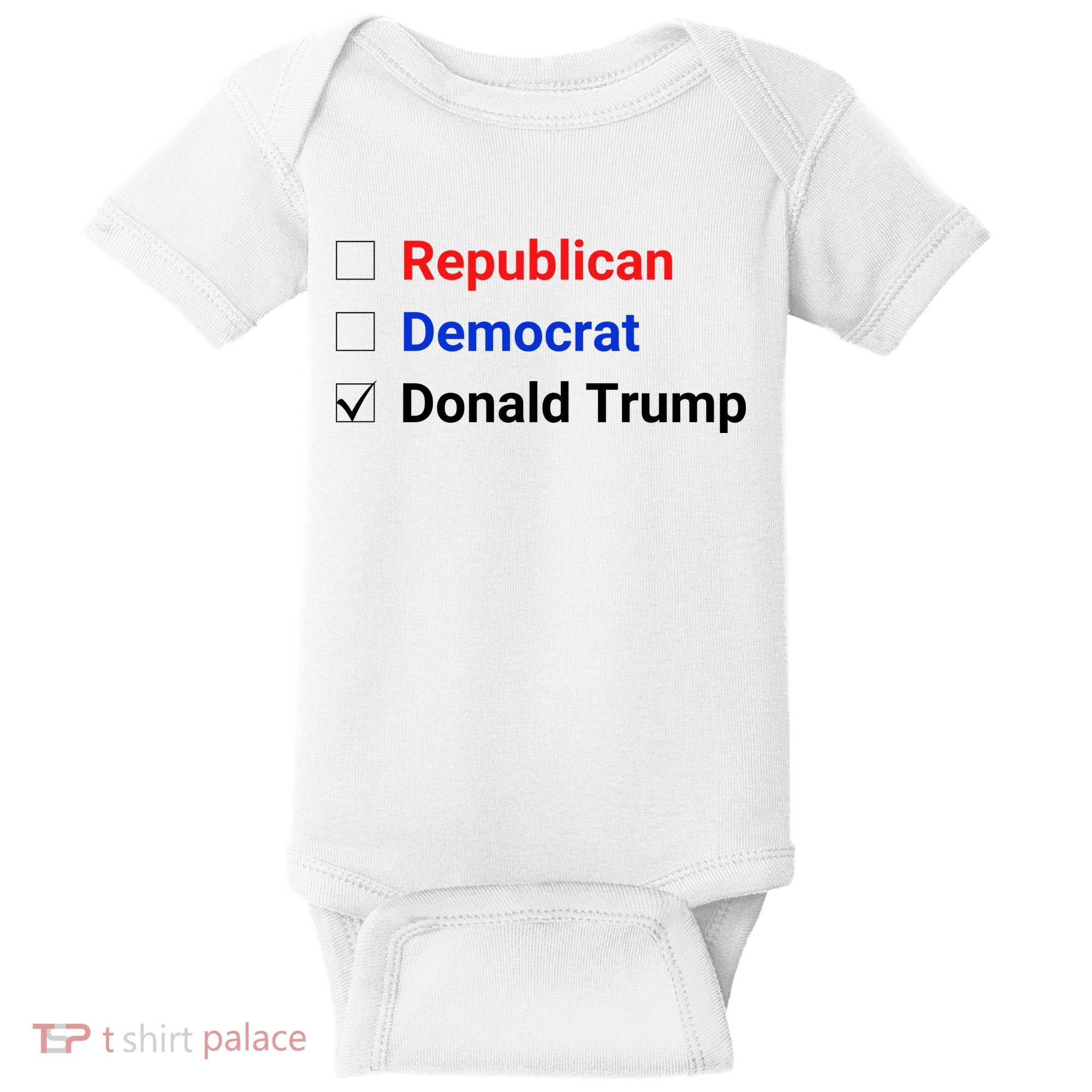 Republican Democrat Donald Trump Baby Bodysuit