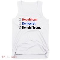 Republican Democrat Donald Trump Tank Top thumb 0
