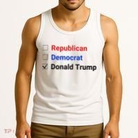 Republican Democrat Donald Trump Tank Top thumb 3