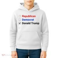 Republican Democrat Donald Trump Kids Hoodie thumb 4