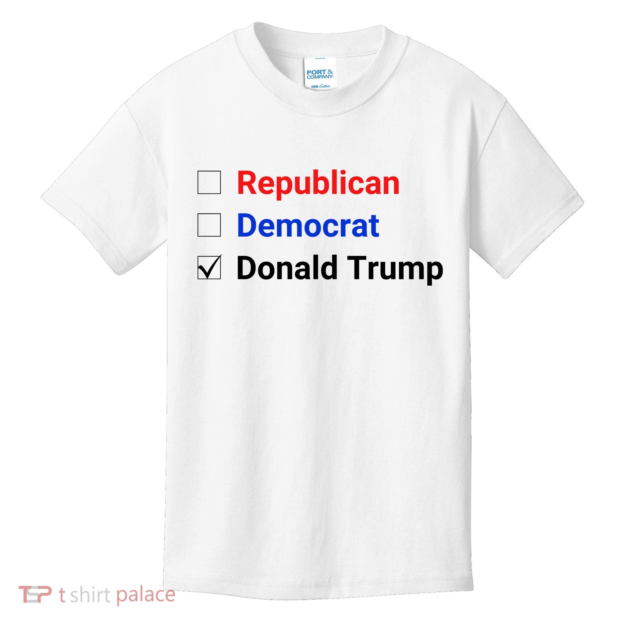 Republican Democrat Donald Trump Kids T-Shirt