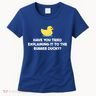 Rubber Duck Debugging Funny Explaining Programmer Coder Gift Women's T-Shirt