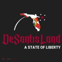 Ron Desantis DeSantisLand State Of Liberty Florida Map FL Flag Patriotic Women's Sweatshirt thumb 2