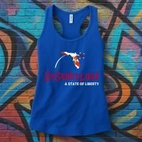 Ron Desantis DeSantisLand State Of Liberty Florida Map FL Flag Patriotic Women's Tank Top thumb 3