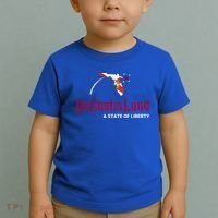 Ron Desantis DeSantisLand State Of Liberty Florida Map FL Flag Patriotic Toddler T-Shirt thumb 2