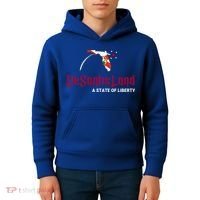 Ron Desantis DeSantisLand State Of Liberty Florida Map FL Flag Patriotic Kids Hoodie thumb 4
