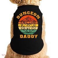 Retro Dungeon Daddy For Father Fathers Day Doggie Tank thumb 0
