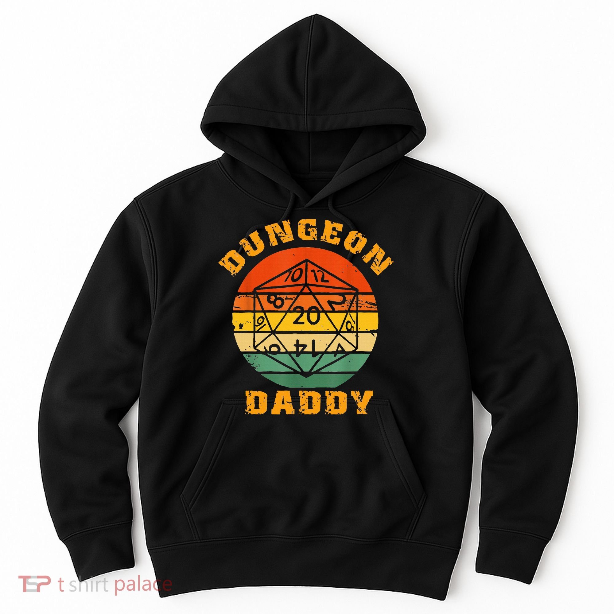 Retro Dungeon Daddy For Father Fathers Day Hoodie