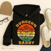 Retro Dungeon Daddy For Father Fathers Day Hoodie thumb 4