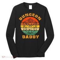 Retro Dungeon Daddy For Father Fathers Day Long Sleeve Shirt thumb 0