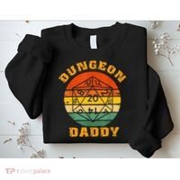 Retro Dungeon Daddy For Father Fathers Day Sweatshirt thumb 2