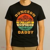 Retro Dungeon Daddy For Father Fathers Day T-Shirt thumb 3