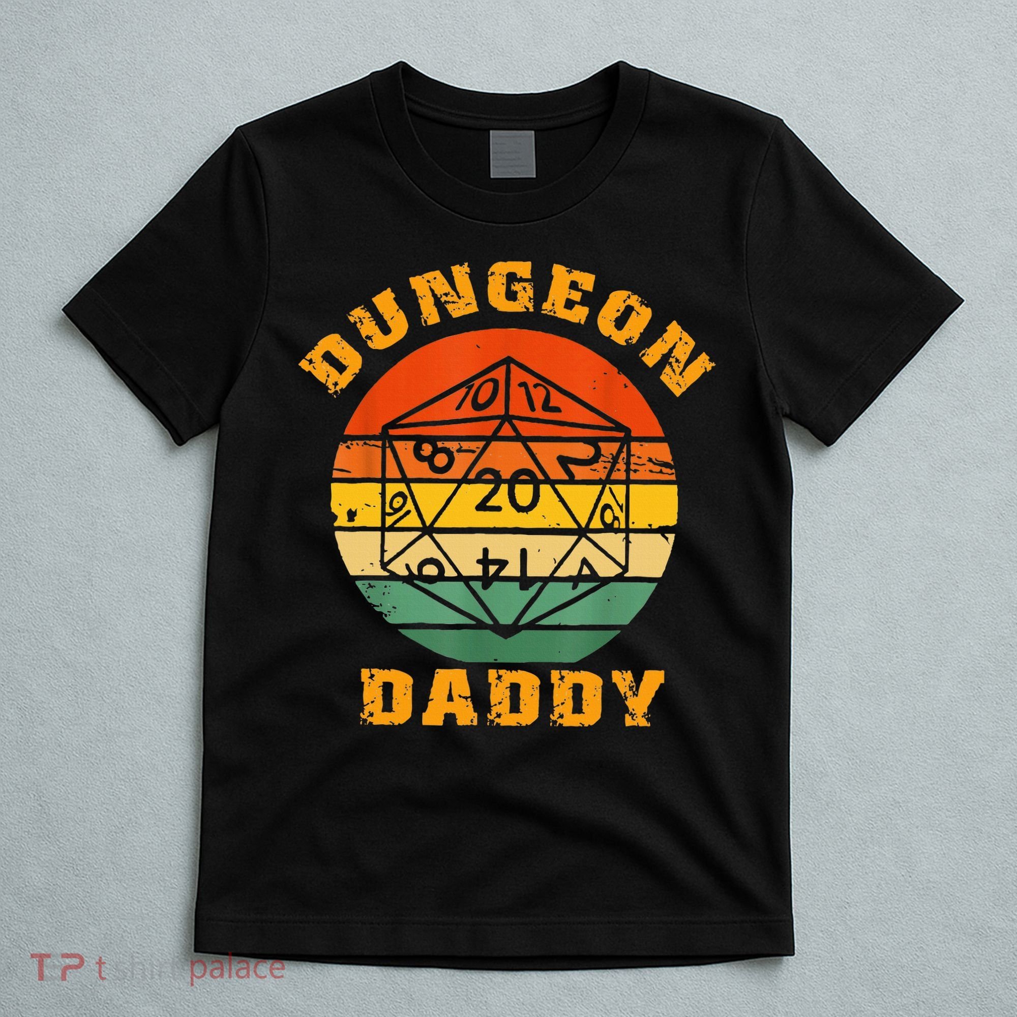 Retro Dungeon Daddy For Father Fathers Day T-Shirt