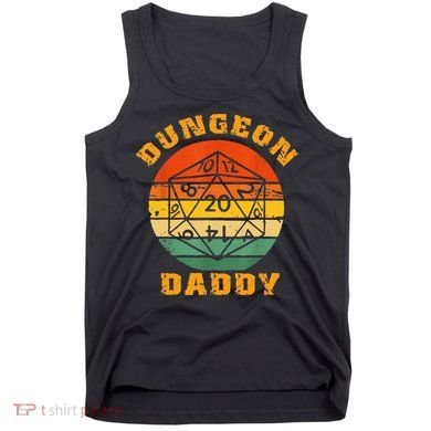 Retro Dungeon Daddy For Father Fathers Day Tank Top