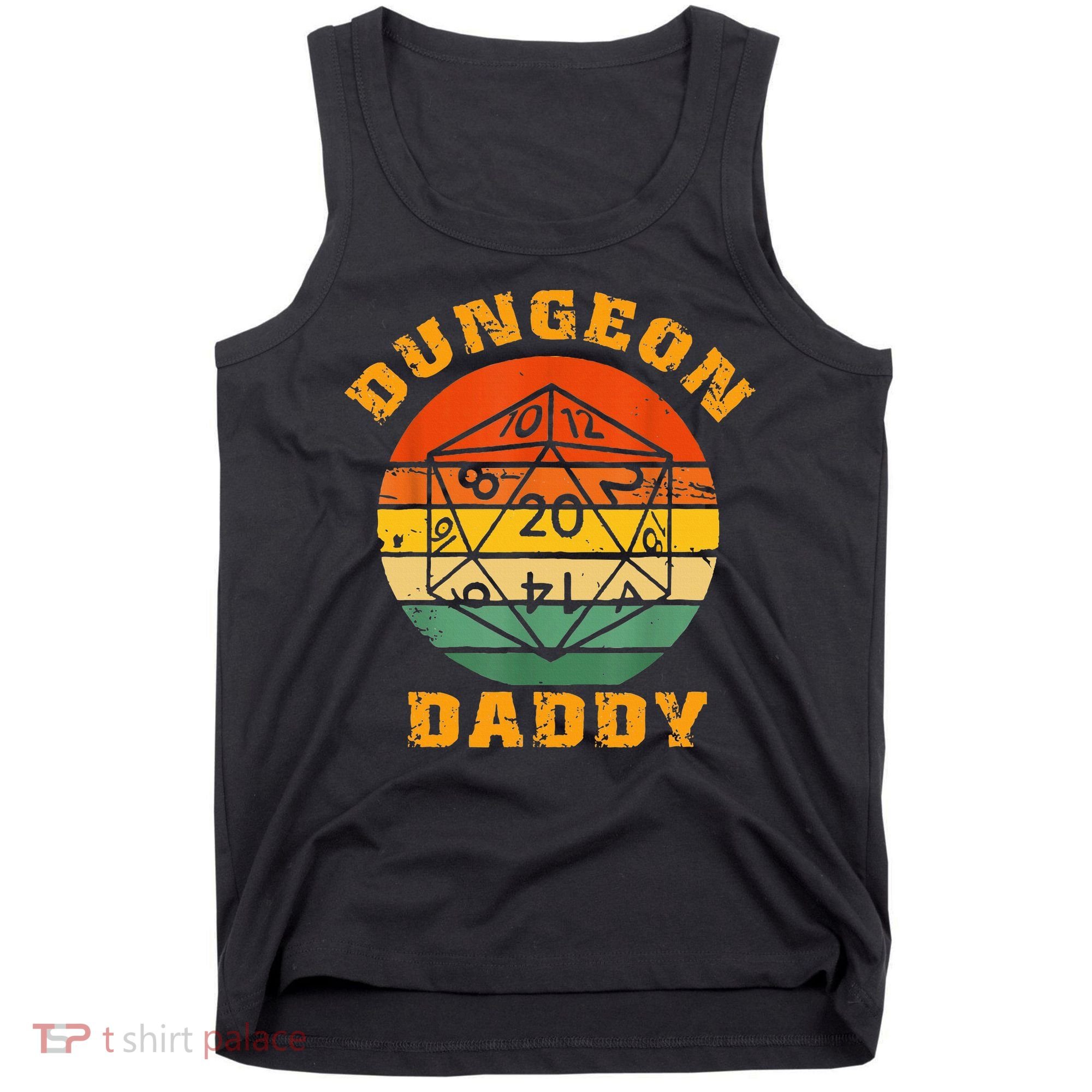 Retro Dungeon Daddy For Father Fathers Day Tank Top