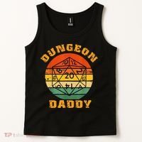 Retro Dungeon Daddy For Father Fathers Day Tank Top thumb 2
