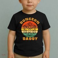 Retro Dungeon Daddy For Father Fathers Day Toddler T-Shirt thumb 2