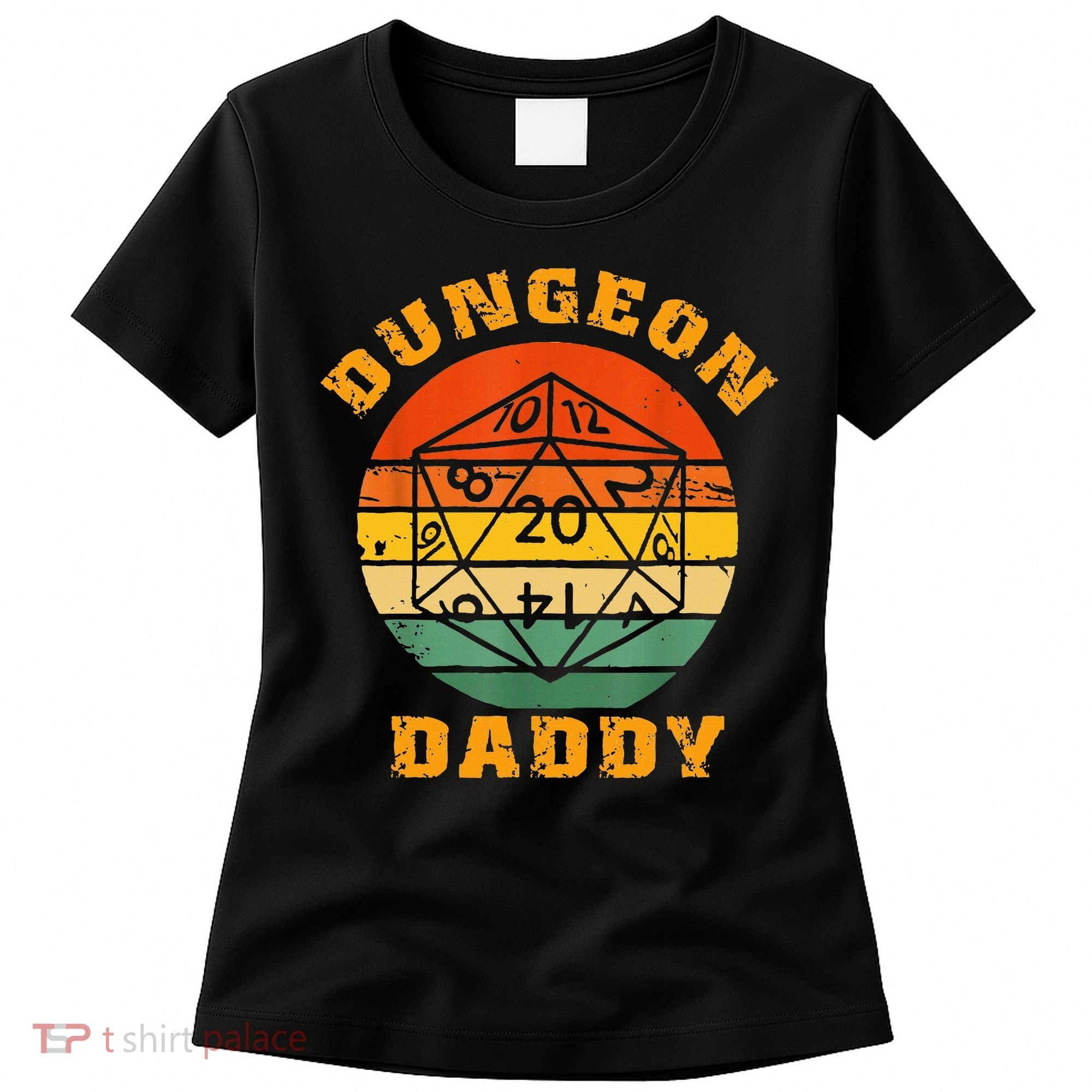 Retro Dungeon Daddy For Father Fathers Day Women's T-Shirt