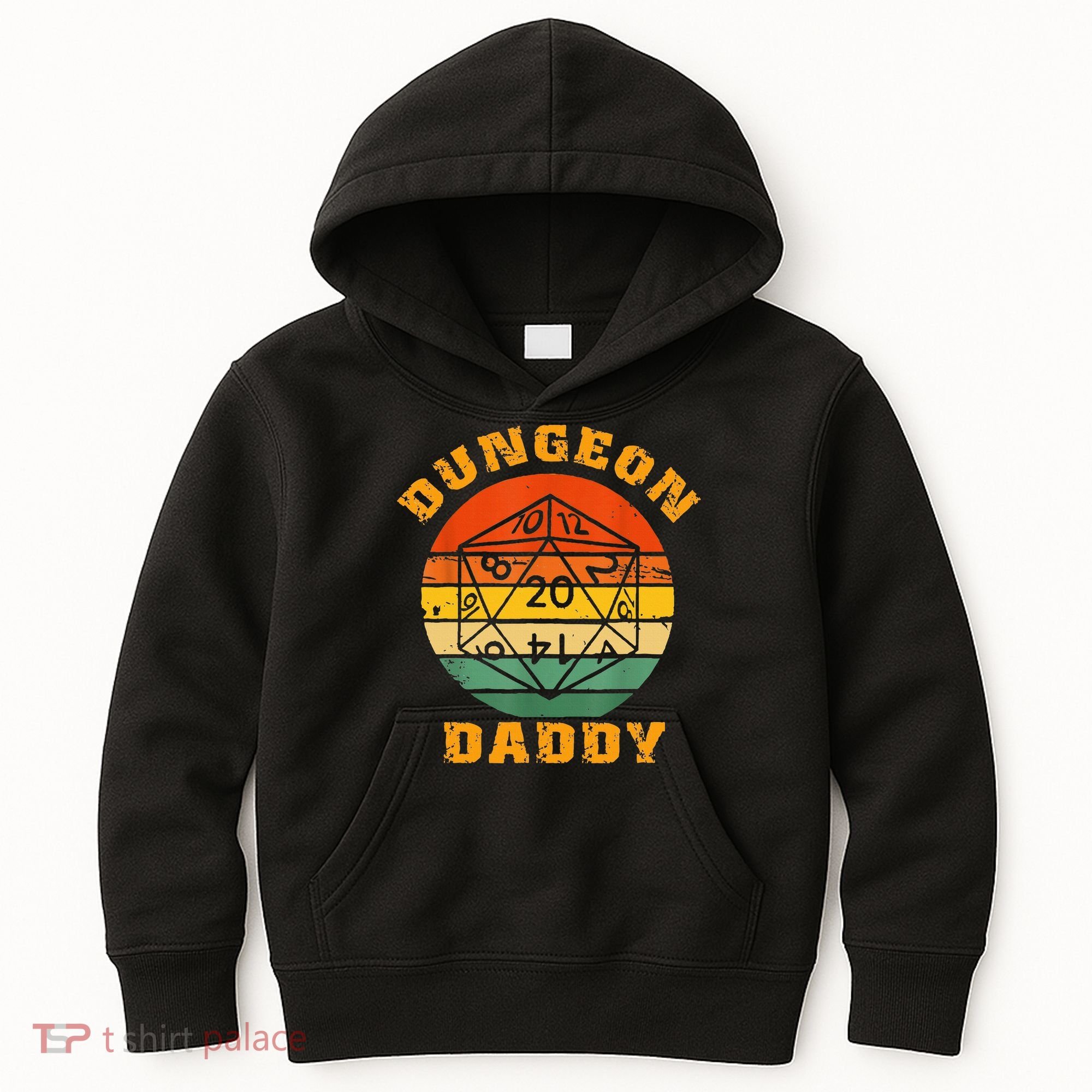 Retro Dungeon Daddy For Father Fathers Day Kids Hoodie