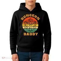 Retro Dungeon Daddy For Father Fathers Day Kids Hoodie thumb 4