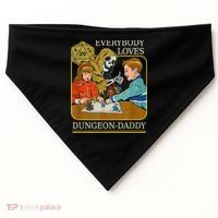 RPG D20 Dice Dungeon-Daddy Fantasy Pen and Paper Boardgame USA-Made Doggie Bandana thumb 0