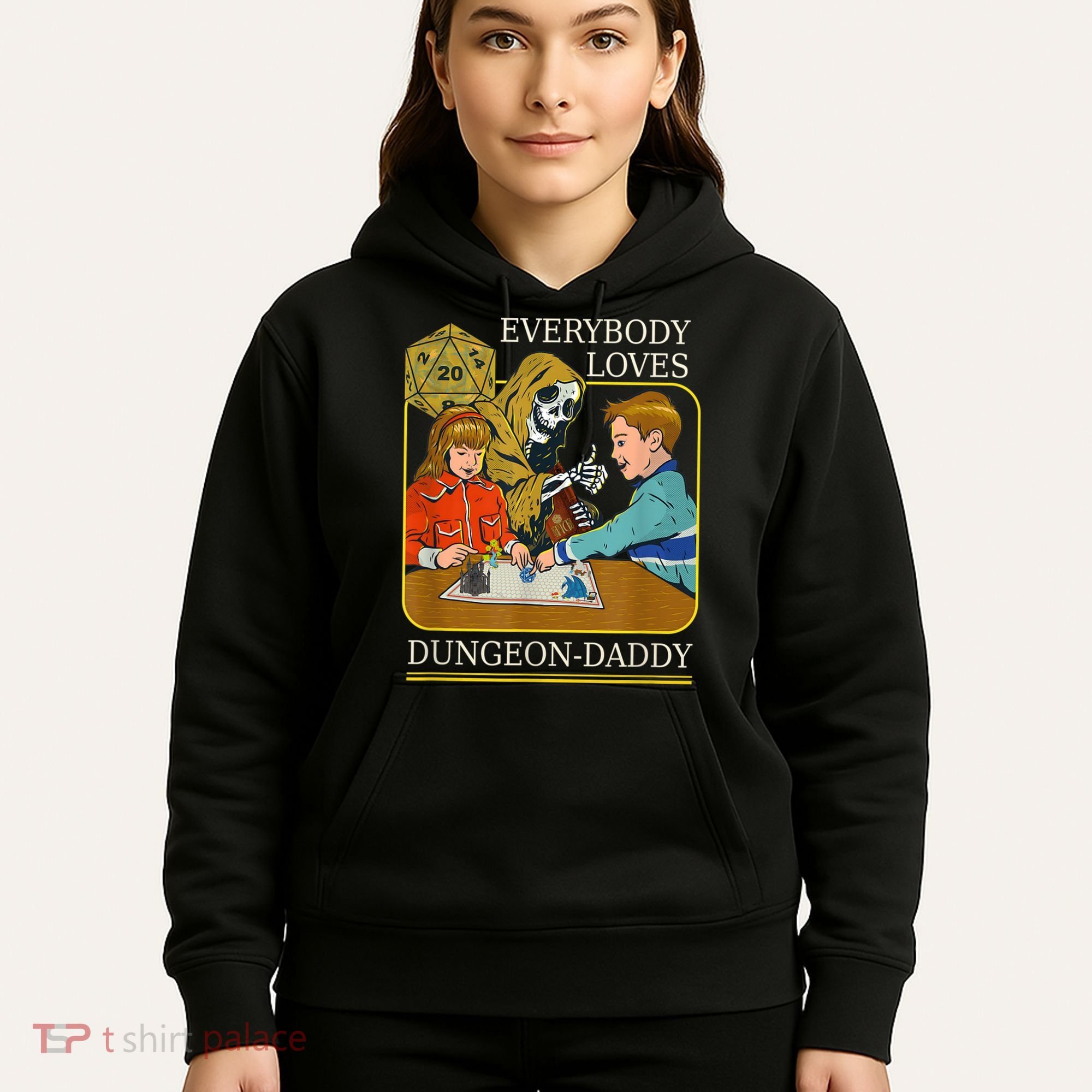 RPG D20 Dice Dungeon-Daddy Fantasy Pen and Paper Boardgame Hoodie