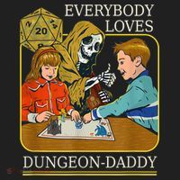 RPG D20 Dice Dungeon-Daddy Fantasy Pen and Paper Boardgame Beanie thumb 2