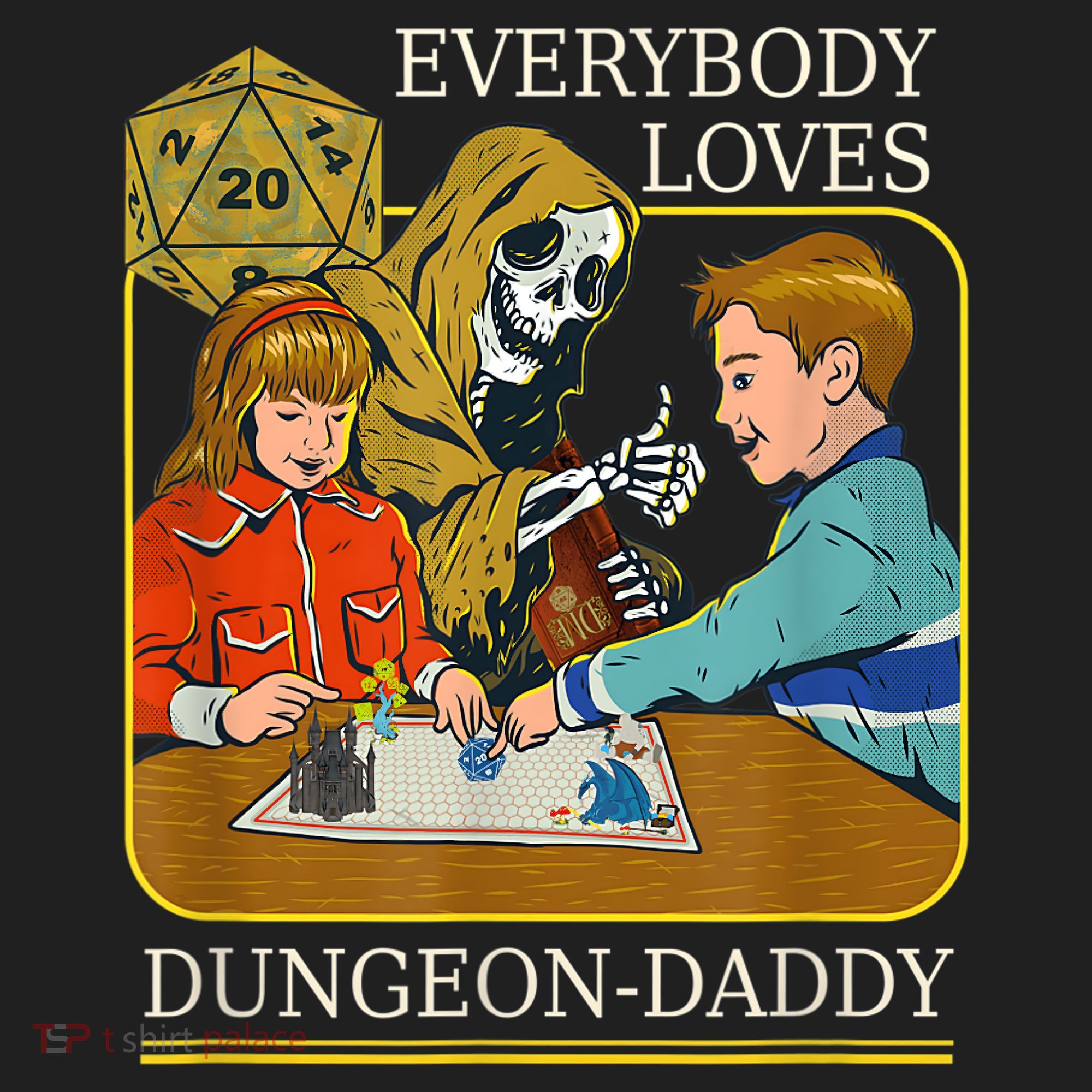 RPG D20 Dice Dungeon-Daddy Fantasy Pen and Paper Boardgame Beanie
