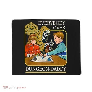 RPG D20 Dice Dungeon-Daddy Fantasy Pen and Paper Boardgame Mousepad