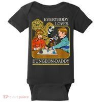 RPG D20 Dice Dungeon-Daddy Fantasy Pen and Paper Boardgame Baby Bodysuit thumb 0