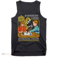 RPG D20 Dice Dungeon-Daddy Fantasy Pen and Paper Boardgame Tank Top thumb 0
