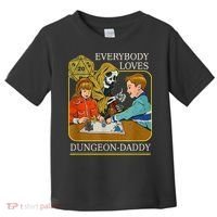 RPG D20 Dice Dungeon-Daddy Fantasy Pen and Paper Boardgame Toddler T-Shirt thumb 0