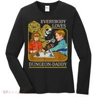 RPG D20 Dice Dungeon-Daddy Fantasy Pen and Paper Boardgame Women's Long Sleeve Shirt thumb 0
