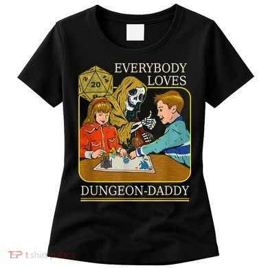 RPG D20 Dice Dungeon-Daddy Fantasy Pen and Paper Boardgame Women's T-Shirt