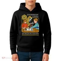 RPG D20 Dice Dungeon-Daddy Fantasy Pen and Paper Boardgame Kids Hoodie thumb 4