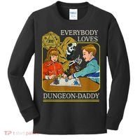 RPG D20 Dice Dungeon-Daddy Fantasy Pen and Paper Boardgame Kids Long Sleeve Shirt thumb 0