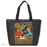 RPG D20 Dice Dungeon-Daddy Fantasy Pen and Paper Boardgame Tote Bag thumb 0