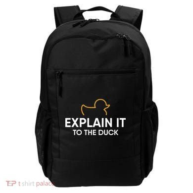 Rubber Duck Debugging Explain It To The Duck Programmer  Backpack
