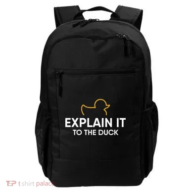 Rubber Duck Debugging Explain It To The Duck Programmer  Backpack