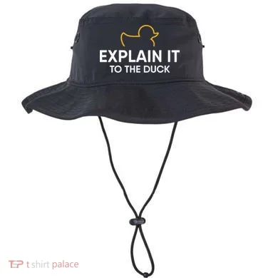 Rubber Duck Debugging Explain It To The Duck Programmer Bucket Hat