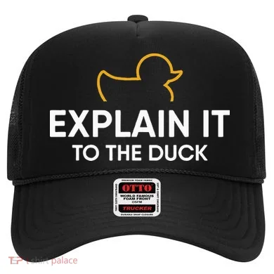 Rubber Duck Debugging Explain It To The Duck Programmer  Hat
