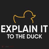 Rubber Duck Debugging Explain It To The Duck Programmer  Golf Towel thumb 3