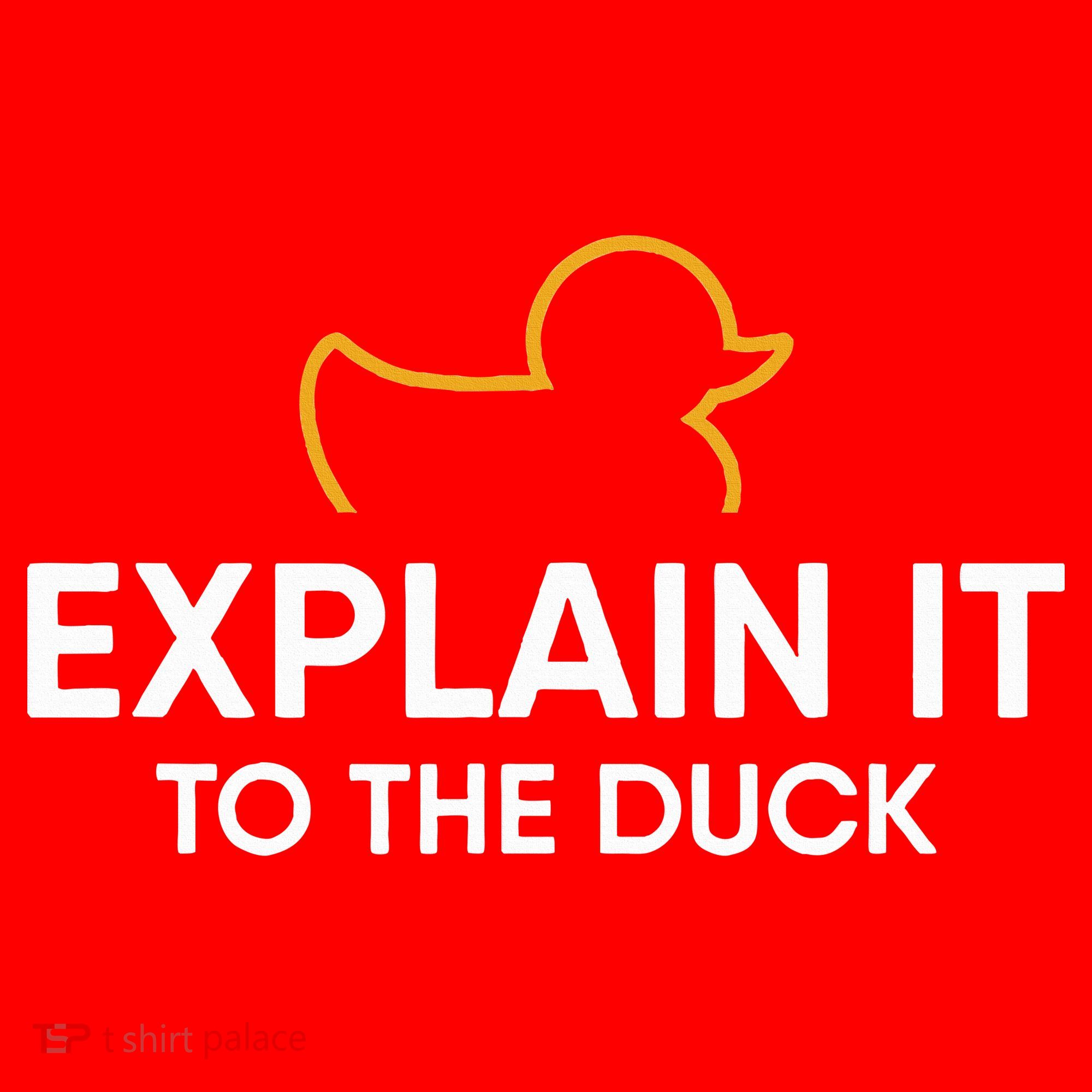 Rubber Duck Debugging Explain It To The Duck Programmer  Santa Hat